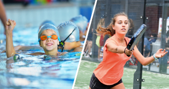 Cursos intensivos de verano - pádel y natación